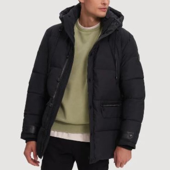 Noize Men's Vegan Winter Jacket / Coat / Parka Black